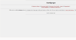 Desktop Screenshot of antipope.org